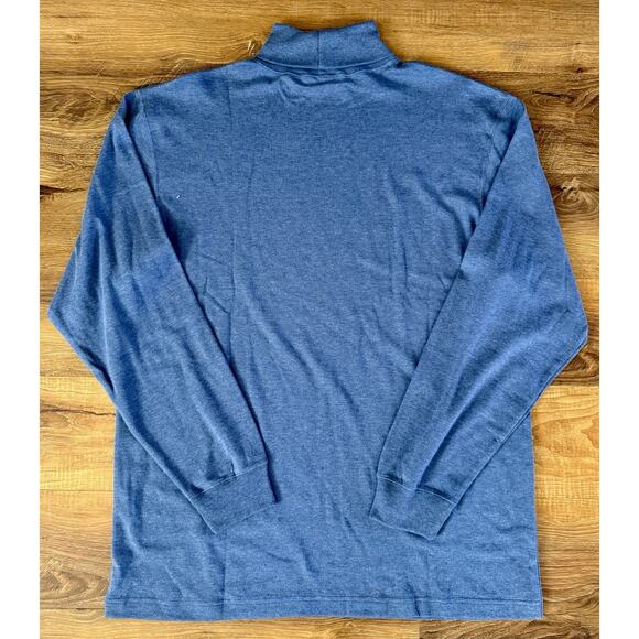 VTG National Wildlife Federation‎ Blue Turtleneck Duck Mens Large EUC - Picture 2 of 7